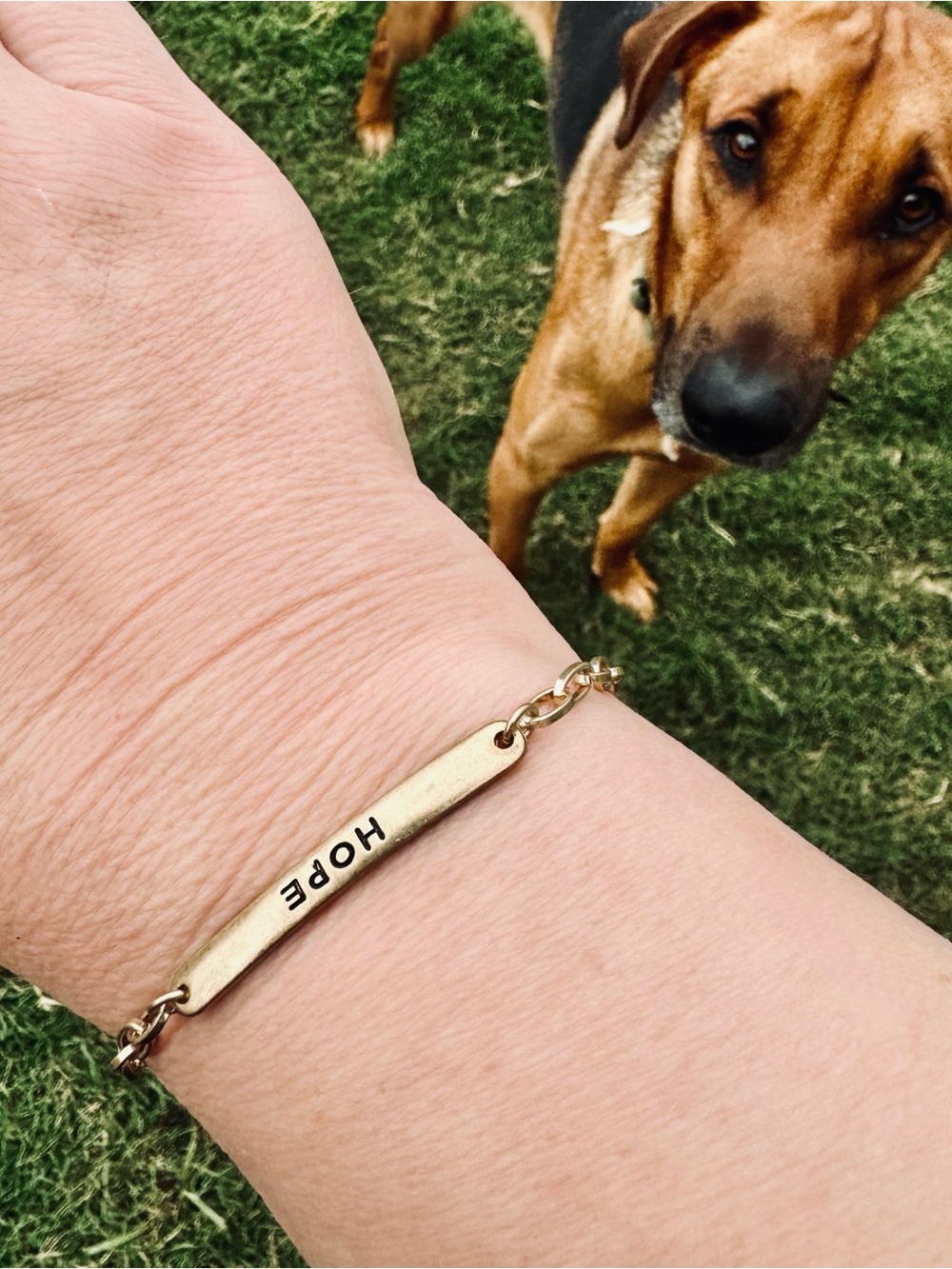 “Carry a Little Hope Everywhere You Go” Bracelet